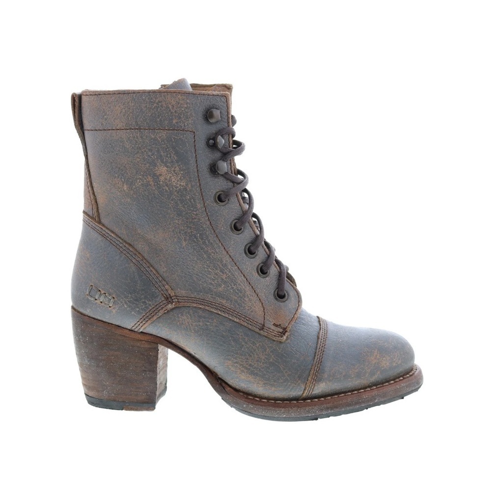 Bed Stu Gray Lace Up Boots with Distressed Finish size 11 - Picture 3 of 8